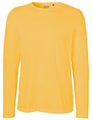 Heren T-shirt Neutral Long Sleeve Geel